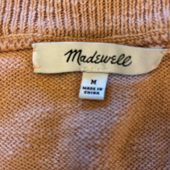 Madewell button up short sleeved cardigan top - Picture 2 of 4